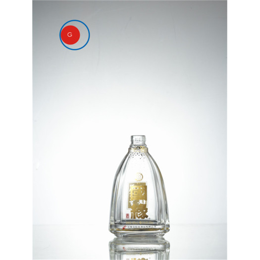 Chinese Liquor Glass Bottle with Round Shape
