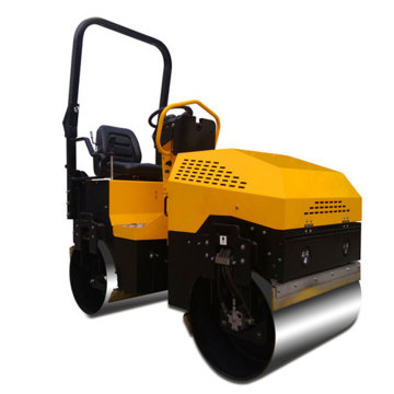 high quality gasoline double drum road roller