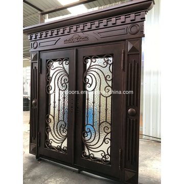 Wrought Iron Door with Trim