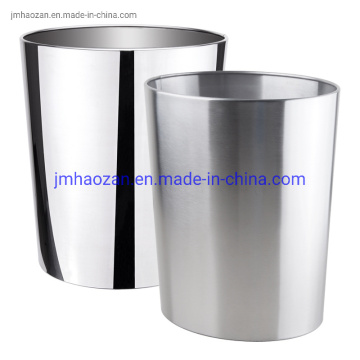 High Quality Stainless Steel Confetti Trash Bins Without Lid, Dustbin