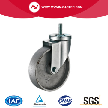 Threaded Stem Swivel Cast Iron Medium Duty Castor