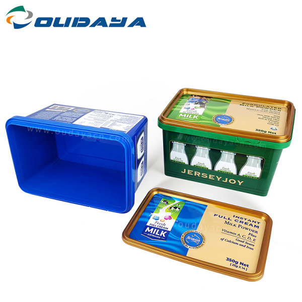 95oz 2800ml plastic cookie box with lid Rectangle
