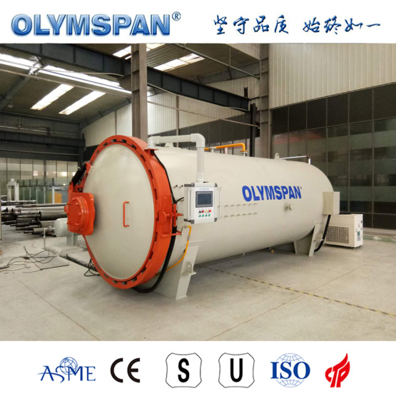 ASME standard small fiber glass part autoclave