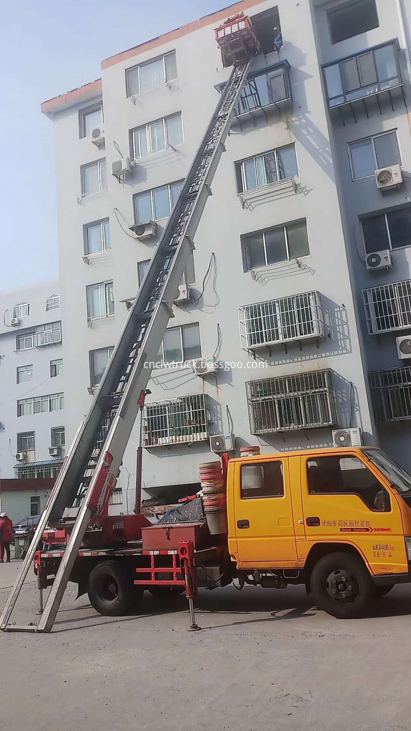 basket crane truck