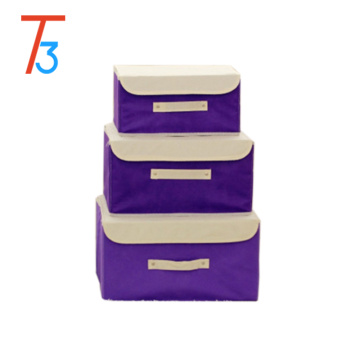 Wholesale cardboard decorative storage boxes/foldable storage box/Fabric storage box