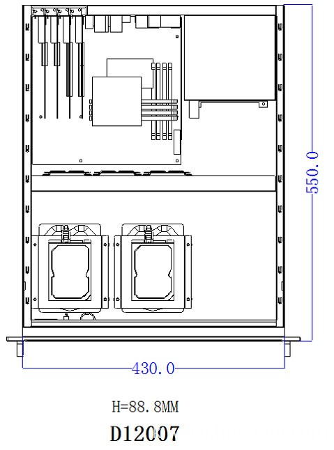 campus cloud platform server chassis 2U 