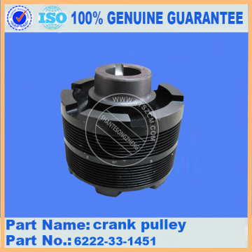 Excavator parts PC60-7 crankshaft pulley 6204-31-1520 in stock