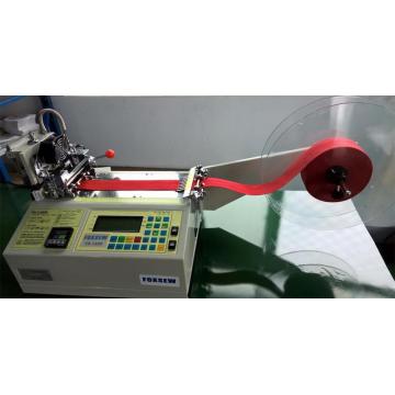 Automatic Grosgrain Ribbon Cutter Machine with Hot Knife