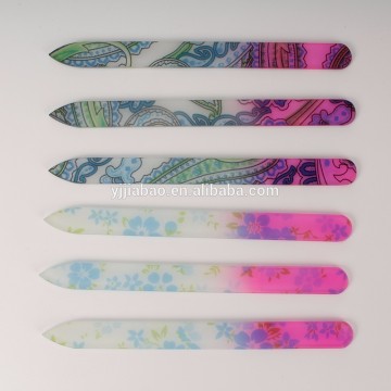 Double Surface Etched Crystal Glass Nail File