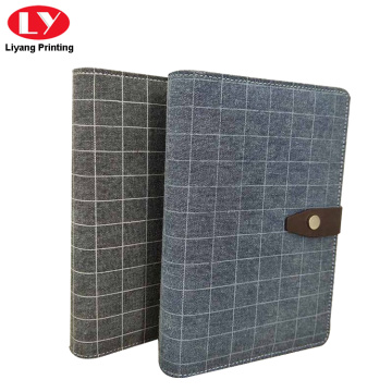 Luxury Diary Notebook Calendar with Button Close