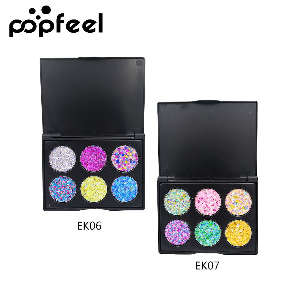 6 Colors Gligger Eye  Shadow 6