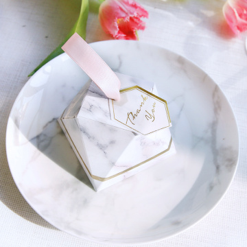 Marble small wedding candy box