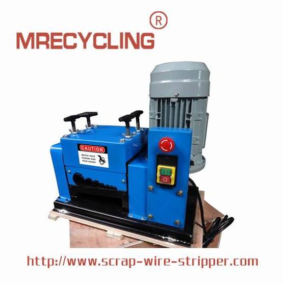 drill operated wire stripping machine