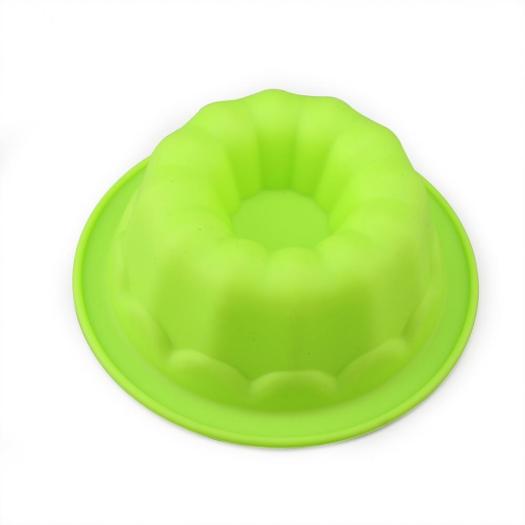 Silicone Baking Molds Aokinle Fluted Round Cake Pan