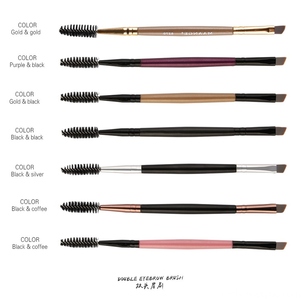 Double Head Eyebrow Makeup Brush 5