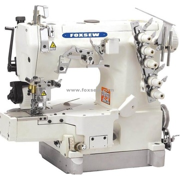 Cylinder Bed Interlock Sewing Machine with Rear Puller
