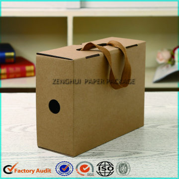 Recycled Paper Carton Shoe Box With Handle