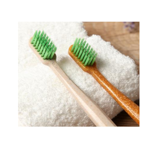 Home Natural Soft Nylon Bristle  Wooden Toothbrush