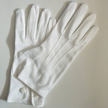 Military Walmart White Cotton Knitted Gloves