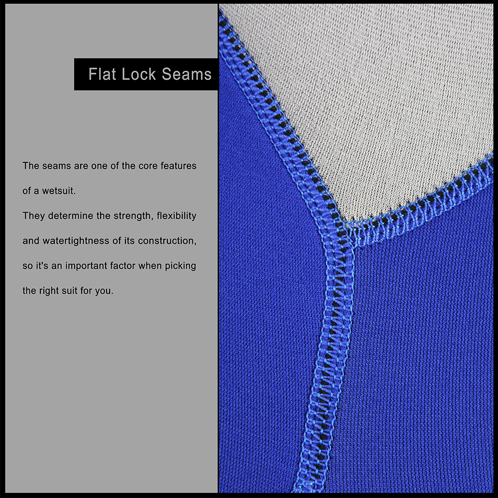flatlock stitching wetsuit