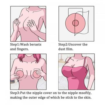 Womens Breast Pasties Petals - Adhesive Bra