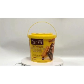 customized printing Tamper evident plastic chocolate bucket