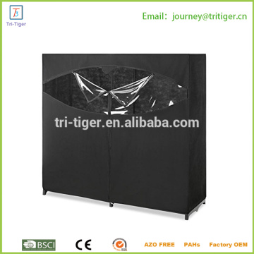 2 Door Assemble Fabric Portable Wardrobe