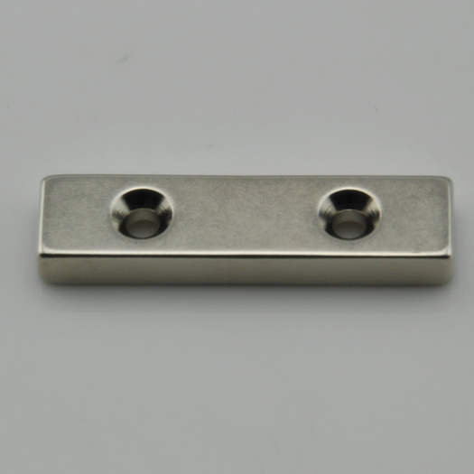 Rare earth bar neodymium magnet with holes
