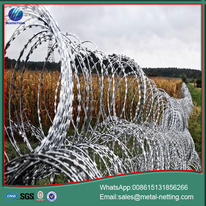 prison concertina wire anti-climb border razor wire