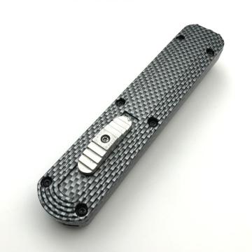 Carbon fiber Autimatic Folding Pocket Knife