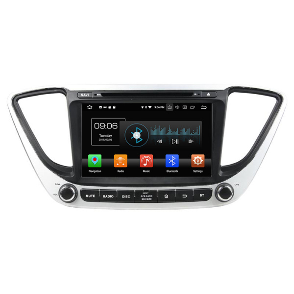 in dash car entertainment system for Verna 2017