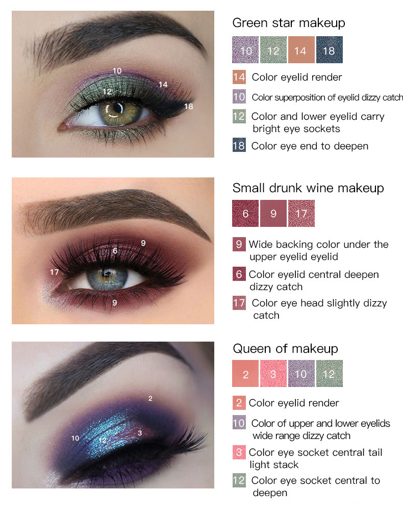 18 Color Eye Shadow 11