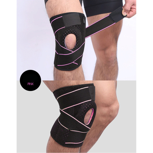 Adjustable breathable pressurized kneecap