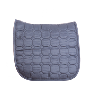 High quality velour quilted saddle pad with cord