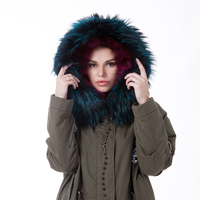 Fashion fur winter coat