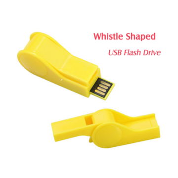 Custom Whistle Colorful Plastic USB Flash memory