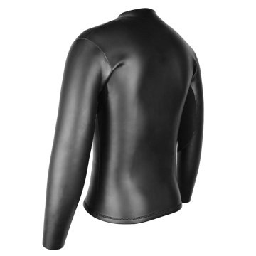 Seaskin Chest Zip Black Neoprene Wetsuits Top
