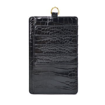 Genuine Leather Credit Card Holder With Card Slots