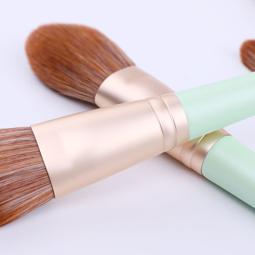 12pcs Spring green cosmetics brush set