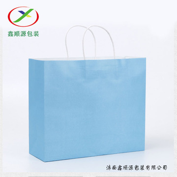 Tote craft paper bag Custom logo with handle