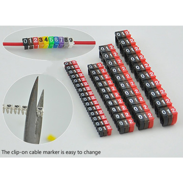 POM Hot-Selling Clip Cable Markers For Electrical