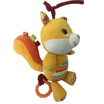 Squirrel Rattle Baby Toy