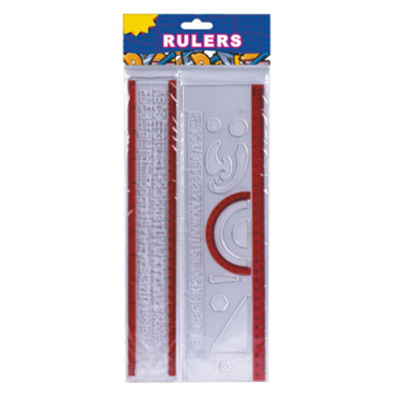 30cm Plastic Ruler Set