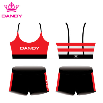 Customizable Stripes Sublimated Cheer Outfits