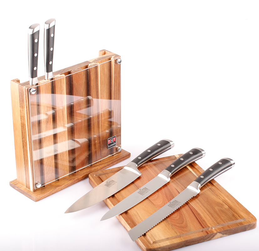 Kitchen Knife Set with Chopping Board