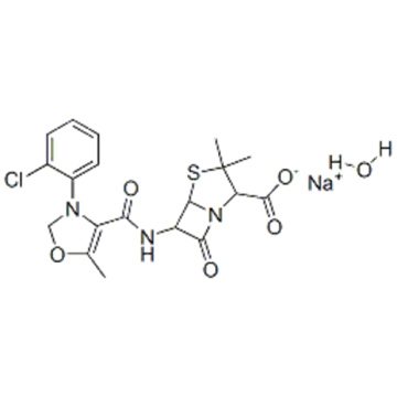 4-Thia-1-azabicyclo[3.2.0]heptane-2-carboxylicacid, 3,3-dimethyl-6-[[(5-methyl-3-phenyl-4-isoxazolyl)carbonyl]amino]-7-oxo-,sodium salt, hydrate (1:1:1),( 57195801,2S,5R,6R)- CAS 7240-38-2