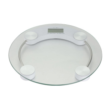 LCD Display Tempered Glass Body Weight Bathroom Scale