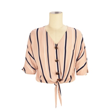 wholesale custom fashion office blouse tops v neck designer workout women shirts