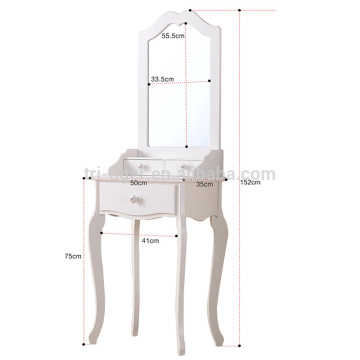 White dressing table cosmetic table makeup table