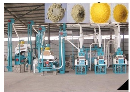 Stone mill flour machine 